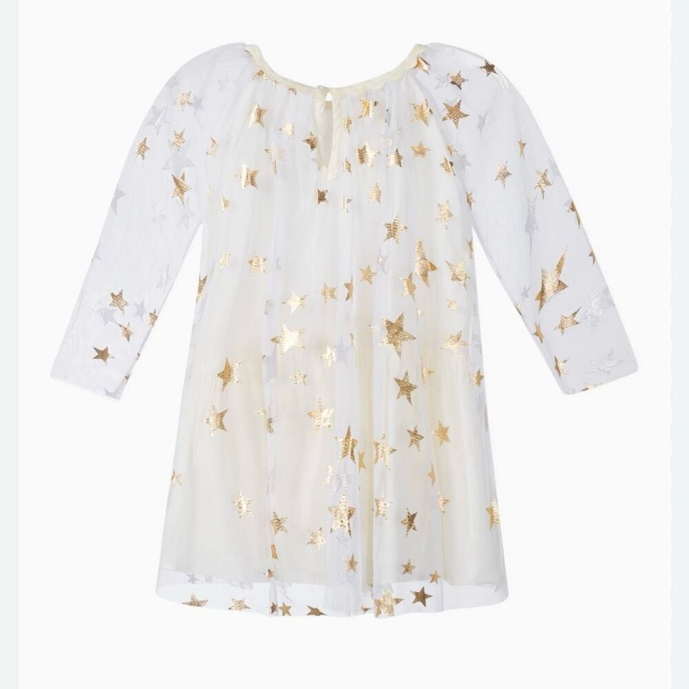 Stella McCartney goldβstar tulle dress NWT Size 3
